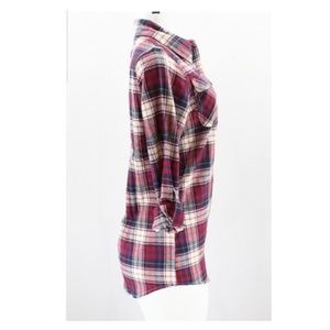 H&M Plaid Flannel Shirt Dress.